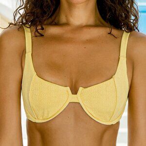 Yellow Bikini Top